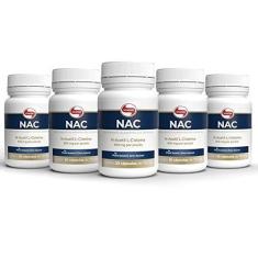 Imagem de Kit 5 NAC N-Acetil L-Cisteína 600mg Vitafor 30 cápsulas