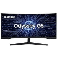 Imagem de Monitor Gamer VA 34 " Curva Samsung QHD Odyssey G5 LC34G55TWWLXZD