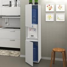 Imagem de Armário de Cozinha para Bebedouro 2 Portas Bl3312 Branco - Tecno Mobili
