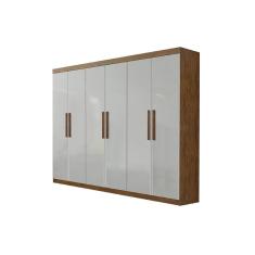 Imagem de Guarda Roupa Casal 6 Portas Leblon 100% MDF D Doro Móveis -Ypê/Off White