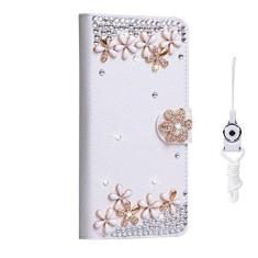 Imagem de Capa para BlackBerry PRIV, capa protetora feita à mão em couro PU com compartimentos para celular com suporte para BlackBerry PRIV