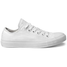 All star branco store em couro feminino