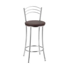 Imagem de Kit 2 Banquetas Cromadas Damasco Alta Tre Paroni