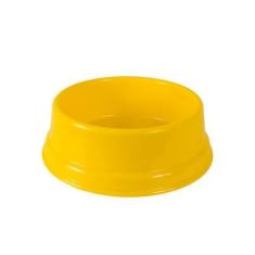 Imagem de Comedouro Ou Bebedouro Para Cães Amarelo 1800ml Pet Au Jel Plast