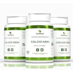 Imagem de Kit Com 03 - Cálcio Mdk (Cálcio, Magnésio, Vitamina D e K2) 60 Capsulas TuttiFlora
