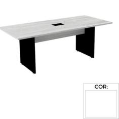 Imagem de Mesa De Reuni o Com Caixa De Tomada Retangular 260 X 120 Cm P