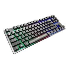 Imagem de Teclado Gamer Aoas M-880 Qwerty Inglês Us Cor Preto Com Luz Rgb - Skin