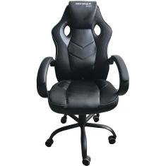 Cadeira Gamer Escritório Ergonômica Giratória Massageadora (Preta