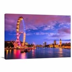 Imagem de Quadro decorativo London Paisagem Cidades - Tela em Tecido