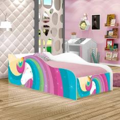 Imagem de Cama Fun Unicórnio Arco Solteiro Com Colchão