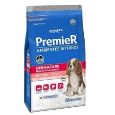 Imagem de Ração Cães Premier Ambientes Internos Adultos Dermacare 12kg