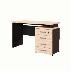 Imagem de escrivaninha yaris 4 gv calvi e preta 120 cm