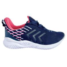 Imagem de Tênis Sabedoria Marinho com Detalhes em Pink e Azul Claro - ULLY-Feminino