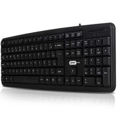 Imagem de Teclado Gamer USB ABNT2 Preto e Azul Knup KP-2002