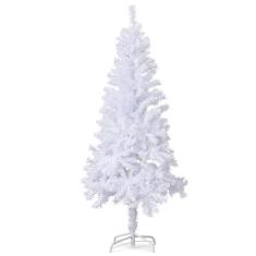 Imagem de MoNiBloom Árvore de Natal artificial, árvore de Natal completa com 400 pontas de ramo de PVC, árvore de Natal para decoração de festa de escritório em casa, decoração festiva para atividades ao ar