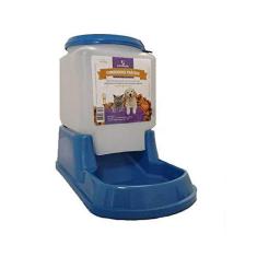 Imagem de Comedouro Prático Automático Cães E Gatos Azul