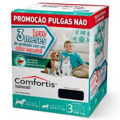 Imagem de Comfortis 560mg para Cães e Gatos Uso Veterinário com 3 Comprimidos