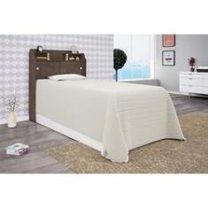 Imagem de Cabeceira box Solteiro 0,88cm Elisa Chocolate - Framar Móveis