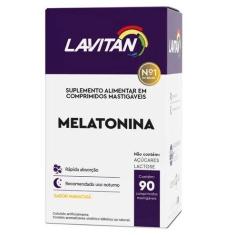 Imagem de Lavitan melatonina Cimed com 90 comprimidos mastigáveis 