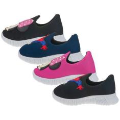 Imagem de Tênis Infantil Calce Fácil Meia Personagens Tenis Barato Infantil - Be