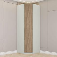 Imagem de Guarda-Roupa Solteiro Modulado 1 Porta Areia/Jequitibá - Henn