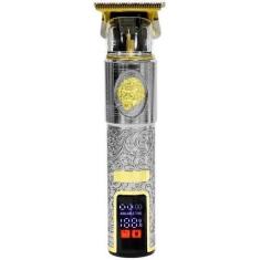 Imagem de Cortador de Cabelo More Fitness MF-038 Recarregavel - Prata/Dourado