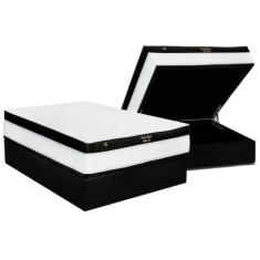 Imagem de Cama Box Baú Casal: Colchão Molas Ensacadas Luckspuma Gold Line Elasti