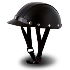 Imagem de Capacete Coquinho Aberto Masculino Chopper De Motociclista