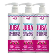Imagem de Kit 3 Encrespando A Juba Creme De Pentear  Widi Care 500ml