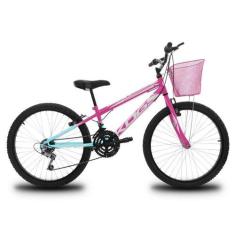 Imagem de Bicicleta Infantil Aro 24 Feminina e Masculina 18 Marchas KOG, Azul de