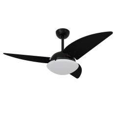 Imagem de Ventilador de Teto Volare Preto Fosco Class Nero 3 Pás 110V