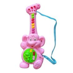 Imagem de Brinquedo Guitarra Musical Infantil Elefantinho Com Pilhas - M&J Varie