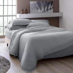 Imagem de Jogo De Cama Queen 400 Fios Bali Bambu - Kacyumara Prata
