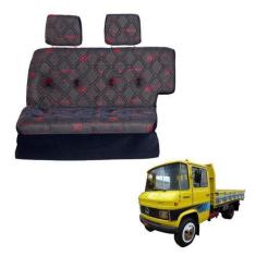 Imagem de Sofá Cama Caminhão Mercedes 608D Vermelho - Pampa