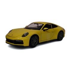 Imagem de Miniatura Porsche 911 Carrera 4S Amarelo Welly 1/24