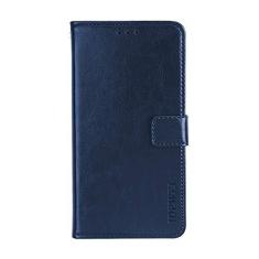 Imagem de Capa para LG Q6 Carteira de Couro Flip Capa para LG Q6 Capa de Proteção de Telefone Capa com Design Simplificado