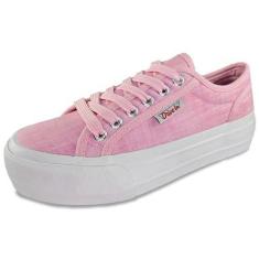 Imagem de Drive-In Ticket Tênis feminino, casual feminino, rosa, 38