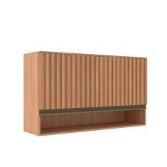 Imagem de Armário Aéreo Ripado para Cozinha 1 Porta Cecília Freijó