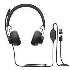 Imagem de Headset com Microfone Logitech Zone Wired Teams 981-000871