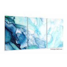 Imagem de Quadro Decorativo Abstrato Marmore  3 peças 120x60