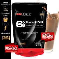 Imagem de Massa 6 Bulking Gainers Protein 6 kg Refil - Bodybuilders-Unissex