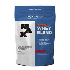 Imagem de Max Titanium Whey Blend Morango 1 8Kg
