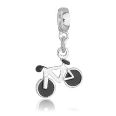 Imagem de Pingente Berloque Bicicleta Ciclismo Pandora Banhado a Prata 925 - Premium