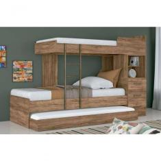 Imagem de Treliche Plus C- 3 Gavetas C-auxiliar ébano - Santos Andirá