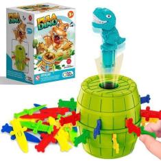 Imagem de Pula Dino Infantil Barril De Dinossauro Jogo Amigos Família - Pais & F