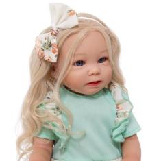 Imagem de Boneca Reborn Realista Bebe Corpo de Silicone NEW HAPPY