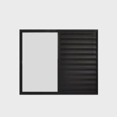 Imagem de Janela de Alumínio Veneziana 100x150cm 3 Folhas Hale Esquadrias