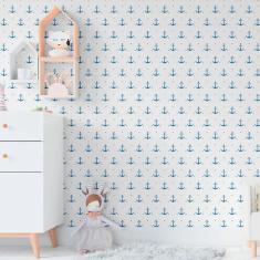 Imagem de Papel de Parede Adesivo Âncoras N011010 Rolo 0,58x3,00M