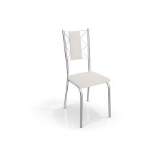 Imagem de Cadeira Kappesberg Lisboa 2C076CR (2 Uni) Cor Cromada/Capuccino 31