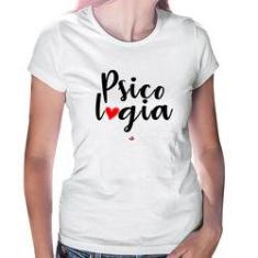 Imagem de Baby Look Psicologia Por Amor - Foca Na Moda